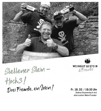 Hoch3 Online-Weintasting