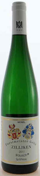 Zilliken Rausch Riesling Spätlese 2011 VDP.Grosse 