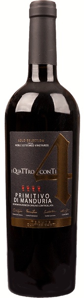 Primitivo Mendola Quattro Conti 2016