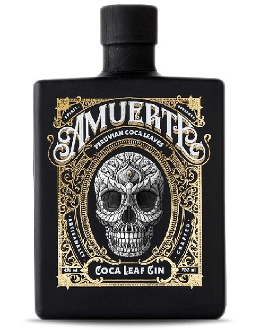 Amuerte Coca Leaf Gin - Black Bottle 0,7L.